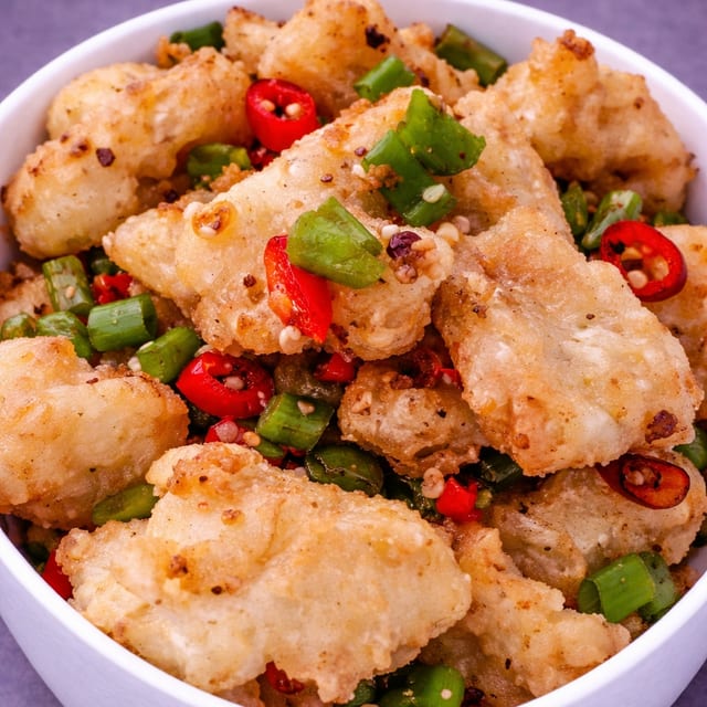 Shrimp Salt and Pepper 🌶️.